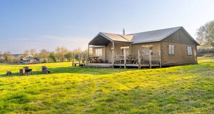 Dog Friendly Safari Tent Cuckoo at Sweffling Hall, Suffolk