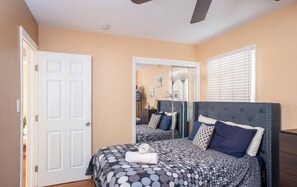 4 habitaciones, tabla de planchar con plancha y wifi gratis