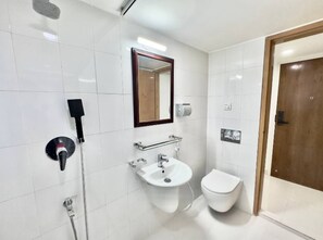Bathroom - 375 sqft 3 cozy Studio with Pool & Gym (Dhaka)