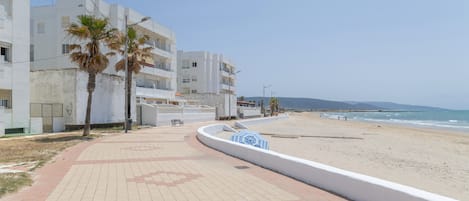 En la playa