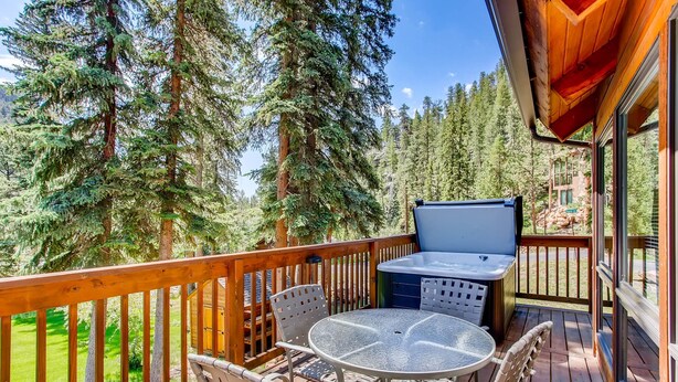 Outdoor spa tub - Apartment (Estes Park)