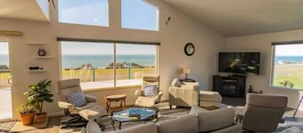 Shelter Cove Ocean View Retreat, A great view of the ocean and airstrip.
