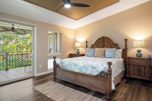 3 bedrooms, desk, iron/ironing board, travel cot