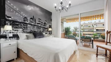 2 slaapkamers, een strijkplank/strijkijzer, gratis wifi, beddengoed