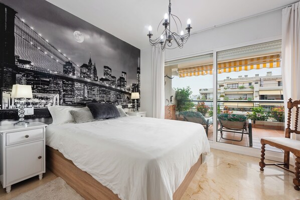 2 Schlafzimmer, Bügeleisen/Bügelbrett, kostenloses WLAN, Bettwäsche