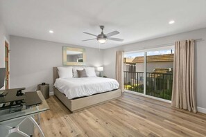 2 bedrooms, desk, iron/ironing board, free WiFi