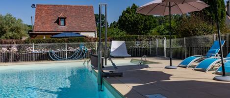 Indoor pool, a heated pool