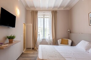 1 室のベッドルーム、WiFi (無料)、ベッドシーツ