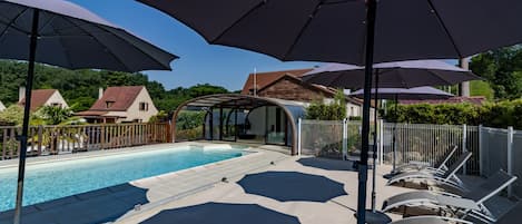 Indoor pool, a heated pool