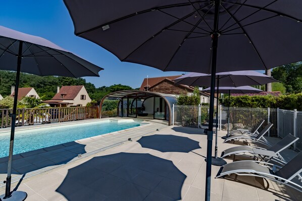 Indoor pool, a heated pool