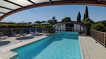 Piscine couverte, piscine chauffée