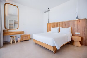 1 bedroom, iron/ironing board, free WiFi, bed sheets - Villa 'One-Bedroom  For 3' with Sea View, Wi-Fi and Air Conditioning (Zakynthos)