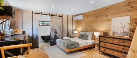 1 Schlafzimmer, Bügeleisen/Bügelbrett, kostenloses WLAN, Bettwäsche