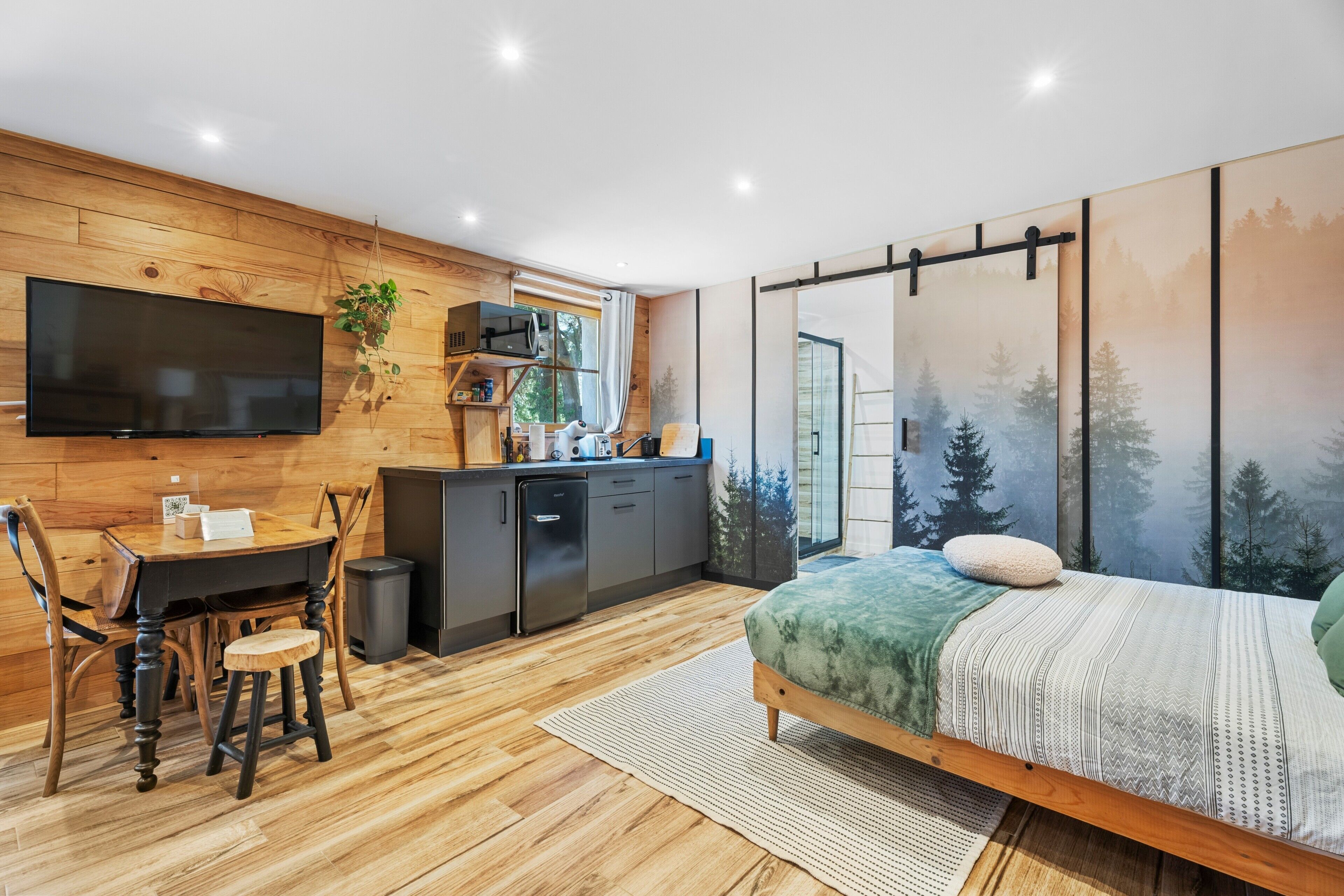 1 chambre, fer et planche à repasser, Wi-Fi gratuit, draps fournis