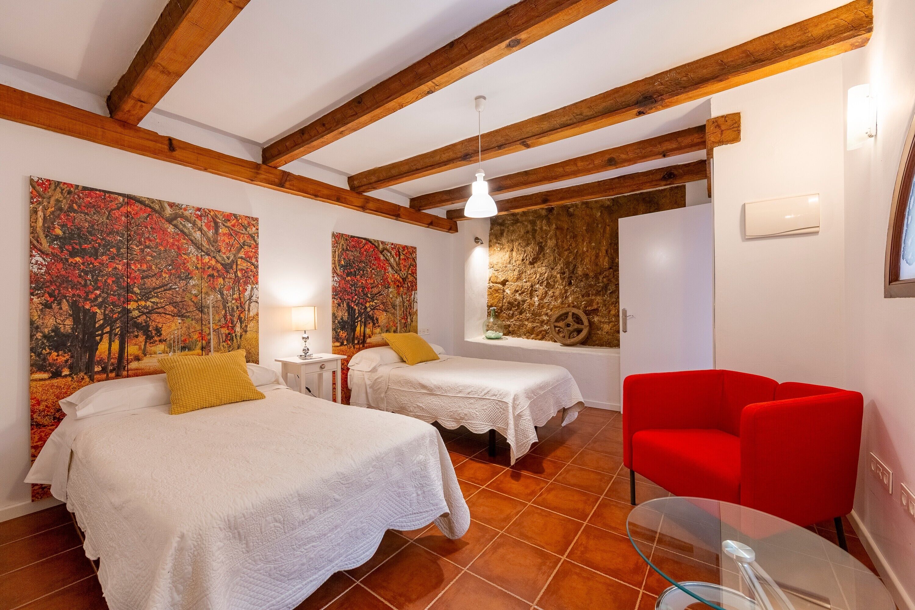 1 makuuhuone, silitysrauta/-lauta, ilmainen Wi-Fi, vuodevaatteet