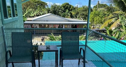 Spacious Upstair 3-bedroom apartment with WiFi, AC in beautiful Fanga o pilolevu