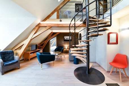 Interior. Seigneurie Fouquet - Miscou Apartment with Wi-Fi