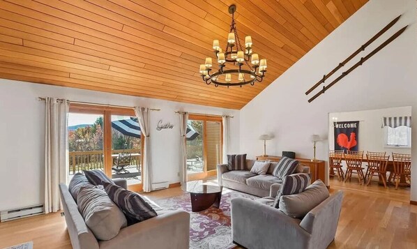 TV, fireplace, video games, table football - Family-Friendly Windham Estate, Swimming Pond, Spa (Windham)