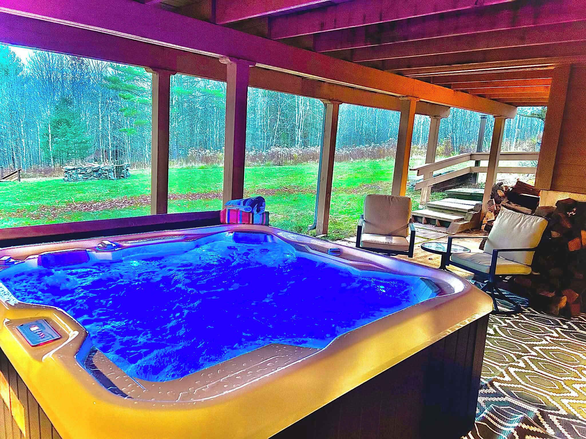 Bain à remous extérieur