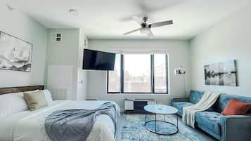 Desk, iron/ironing board, free WiFi, bed sheets