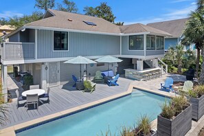 Pool - 6 Osprey Lane | 1 Min to North Forest Beach | Dog Friendly | Private Pool | Outdoor Fun (Hilton Head Island)