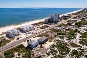 Vlak bij het strand