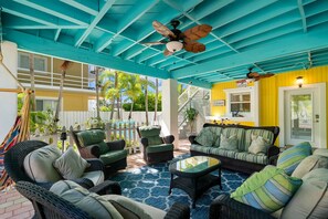 Terrace/patio - Tropical Villa Retreat | Pool & Hot Tub (Key Largo)