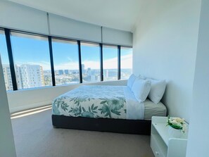 2 slaapkamers, een strijkplank/strijkijzer, wifi, beddengoed