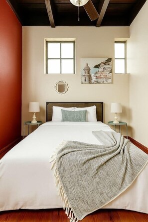 Desk, iron/ironing board, free WiFi, bed sheets