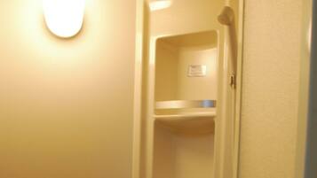 Hair dryer, towels
