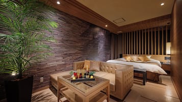 豪華雙人房, 1 張特大雙人床, 吸煙房 | 羽絨被、遮光窗簾/窗簾、隔音、免費 Wi-Fi
