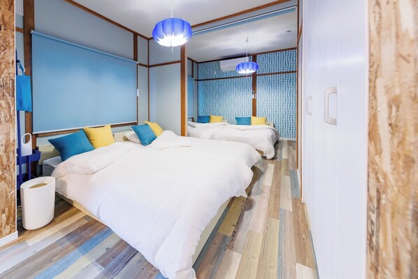 2 bedrooms, iron/ironing board, free WiFi, bed sheets