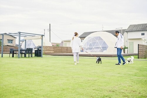 Pets allowed  7m dome tent B Accommodation pla / Sanbu County Chiba