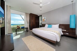 2 chambres, coffre-fort, bureau, fer et planche à repasser