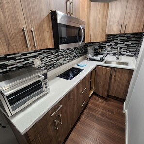 Microwave, oven, stovetop