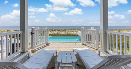 Newly Listed Oceanfront Home, Large Heated Swim Spa, Elevator, Easy Beach Access