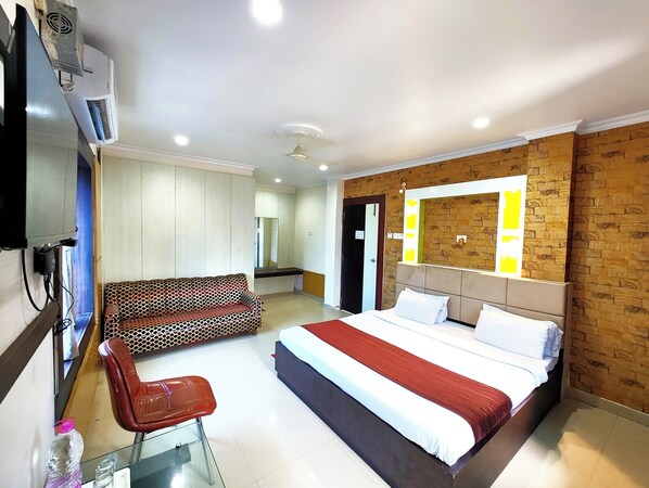 Chambre Double Deluxe, plusieurs lits, climatisation