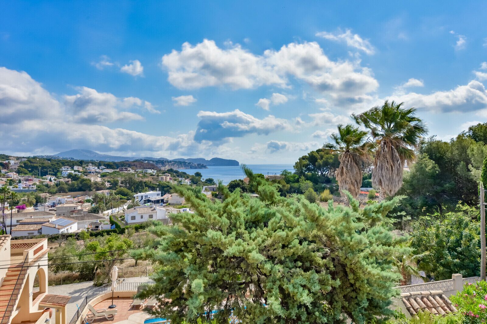 Blick von der Unterkunft