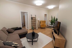 Living room - Vallikraavi Apartment With Sauna (Tartu)
