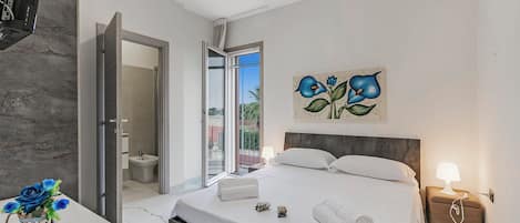 スタンダード アパートメント ベッドルーム (複数) (Pino 5 - 3 bedrooms Near The Sea) | 1 室のベッドルーム、ベッドシーツ