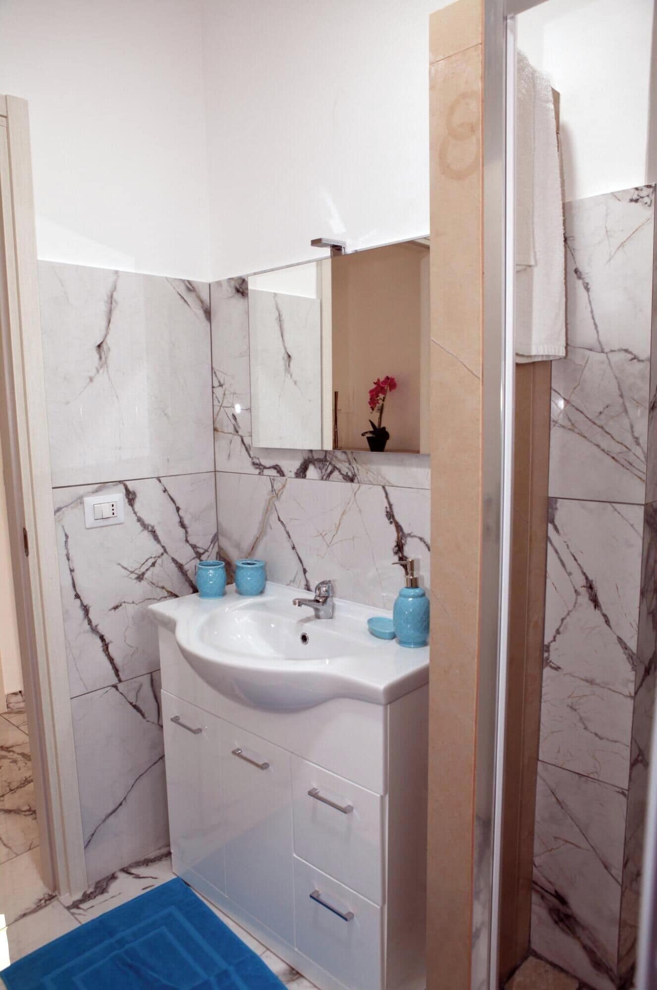 Leilighet – standard, 1 soverom, balkong (Pino 6 - 1 bedroom Near The Sea) | Bad