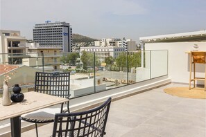 Superior Apartment, 1 Bedroom, City View | Terrace/patio