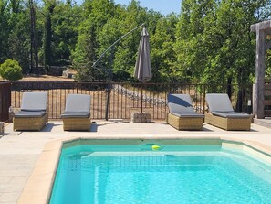 Pool - Maison provençale 7 persons swimming pool absolute calm ideal family (Saint-Cézaire-sur-Siagne)