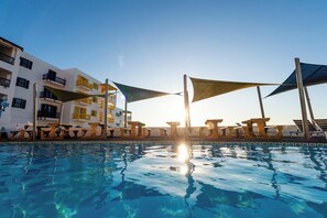 Indoor pool, a heated pool