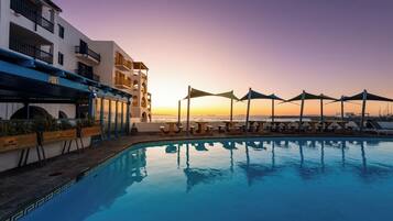 Indoor pool, a heated pool