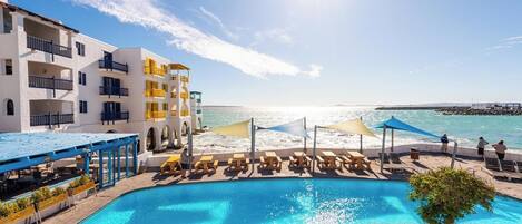Indoor pool, a heated pool