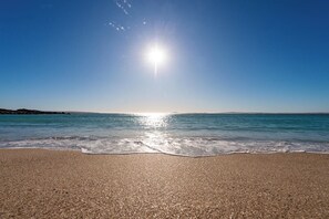 On the beach