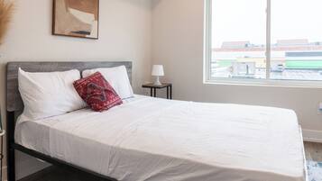 Desk, iron/ironing board, free WiFi, bed sheets