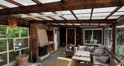 Large charming house with calm and green surroundings