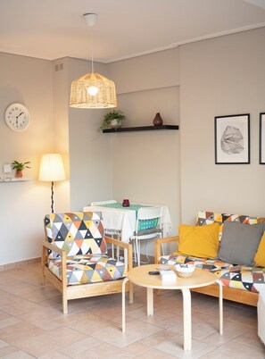 舒適公寓, 非吸煙房, 露台 | 客廳